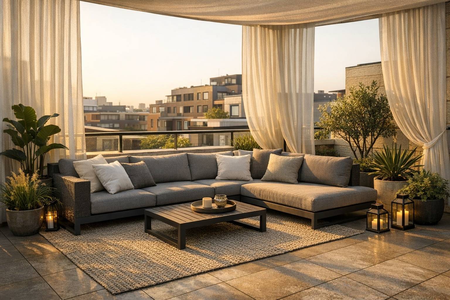 Claves para elegir textiles de exterior duraderos para tu terraza